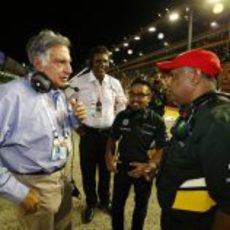 Tony Fernandes asistió al evento en Marina Bay