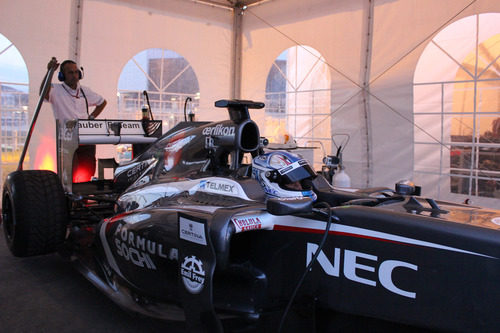 Sergey Sirotkin se prepara con Sauber