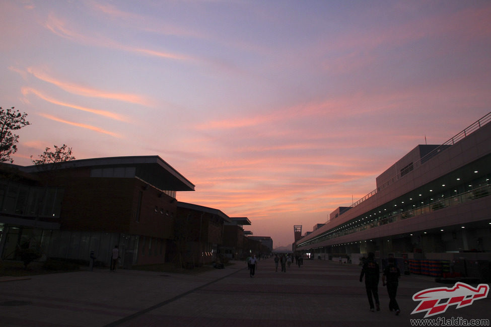 El atardecer en Yeongam