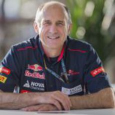 Franz Tost, sonriente