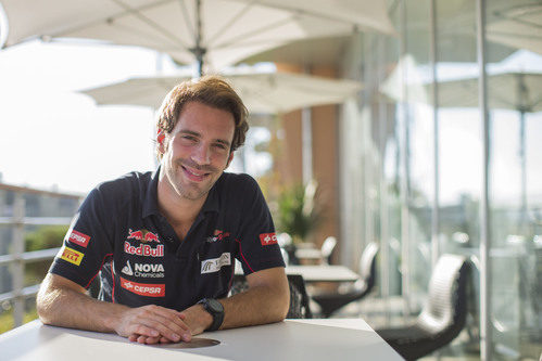 Jean-Eric Vergne, en rueda de prensa