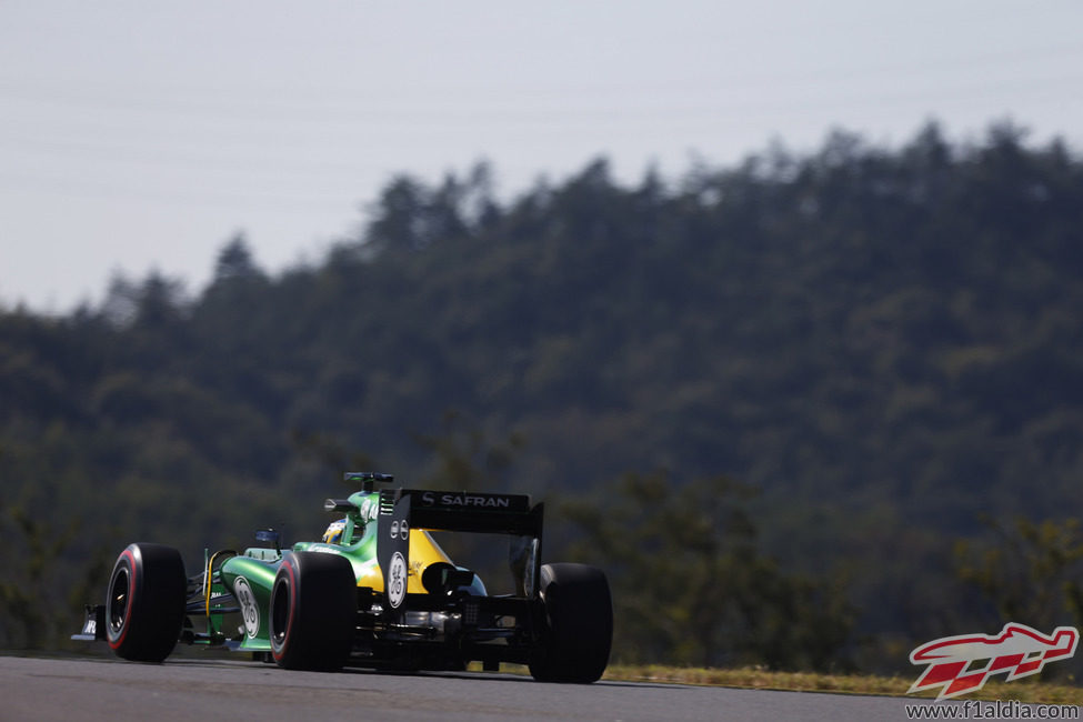 Charles Pic rodando en los libres de Corea