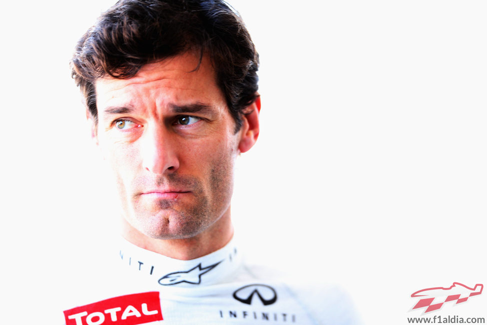 Cara seria para Mark Webber