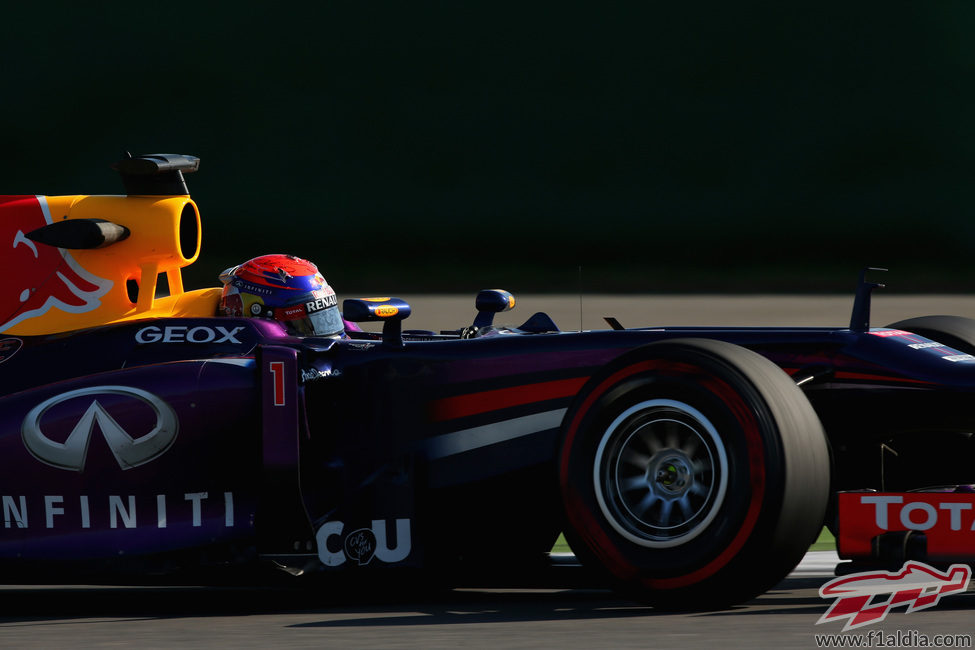 Sebastian Vettel rodando en Corea