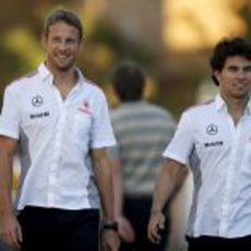 Los chicos de McLaren, sonrientes