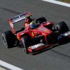 Felipe Massa rodando en los entrenamientos