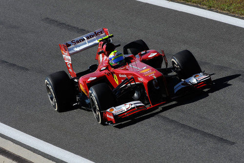 Felipe Massa rodando en los entrenamientos