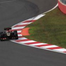 Kimi Räikkönen cometió un error en su vuelta de la Q3