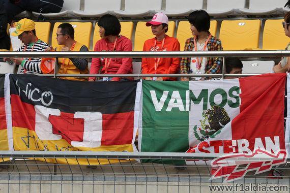 Curiosos fans de Sauber