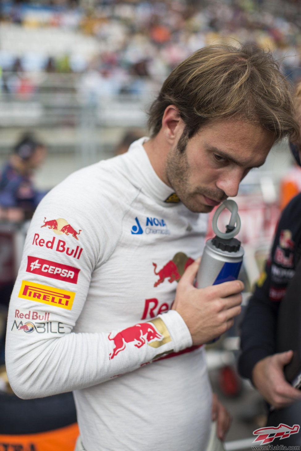 Jean Eric Vergne se prepara para el GP de Corea 2013