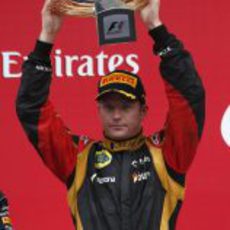 Kimi Räikkönen, segundo clasificado del GP de Corea 2013