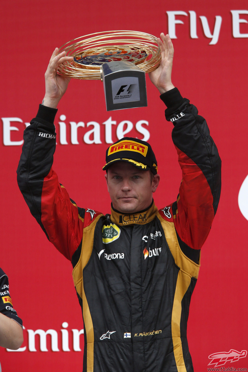 Kimi Räikkönen, segundo clasificado del GP de Corea 2013