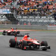 Los dos Marussia cerraron la clasificación en Corea