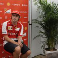 Rueda de prensa para Fernando Alonso