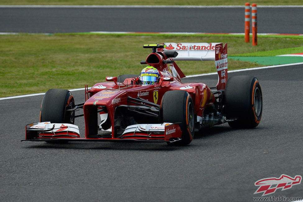 Felipe Massa batió a su compañero en los entrenamientos