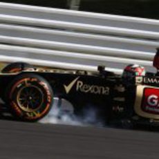 Pasada de frenada de Kimi Räikkönen