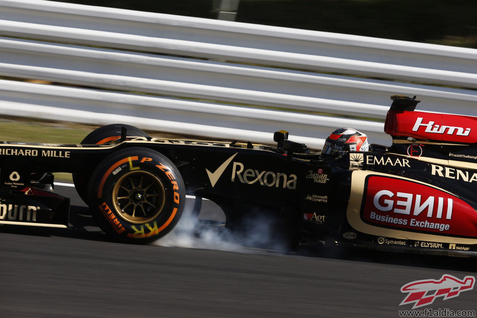 Pasada de frenada de Kimi Räikkönen