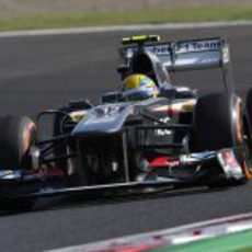 Esteban Gutiérrez disputa la Q1 en Suzuka