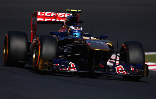 Daniel Ricciardo exprime los duros en Suzuka