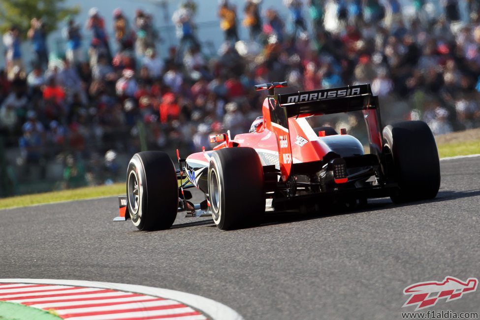 Jules Bianchi marcó el peor tiempo en la Q1