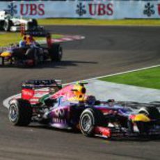 Mark Webber perdió la pole en la salida