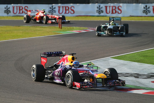 Primeras vueltas para Sebastian Vettel en Japón