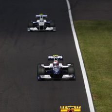 Piquet seguido por Nakajima