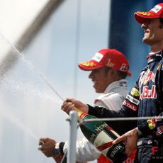 Webber y Hamilton