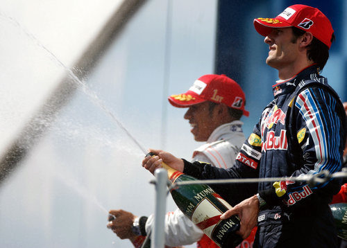 Webber y Hamilton