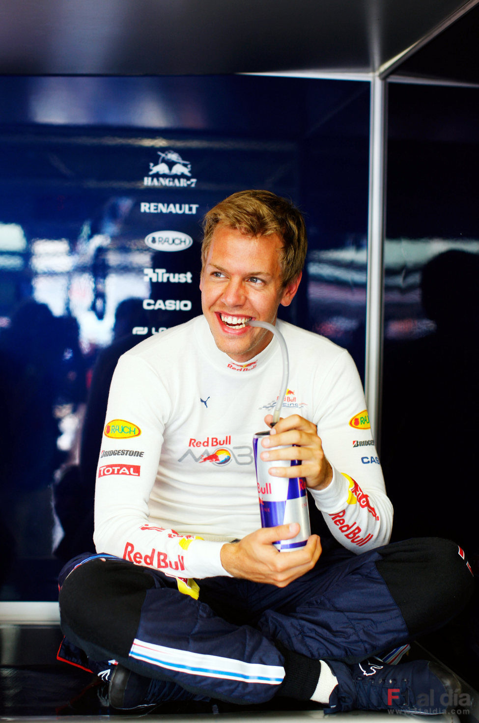 Vettel con ganas en Valencia
