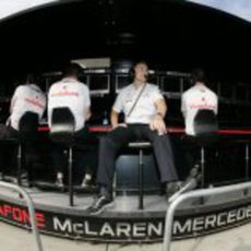 El muro de McLaren