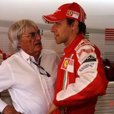 Ecclestone y Badoer