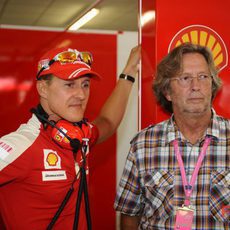 Schumacher y Clapton