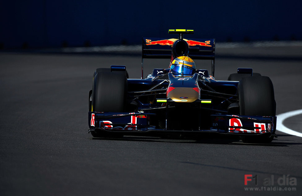 Buemi en la pista