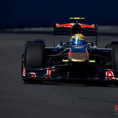 Buemi en la pista