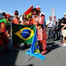 Los aficionados japoneses dejan claro su amor a Ferrari
