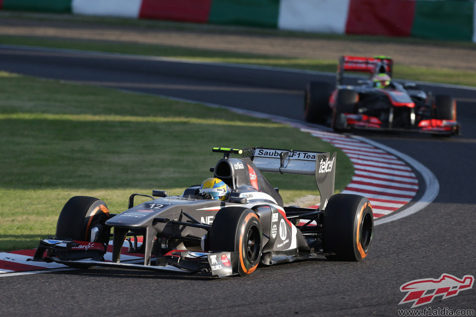 Esteban Gutiérrez logra los primeros puntos de su carrera