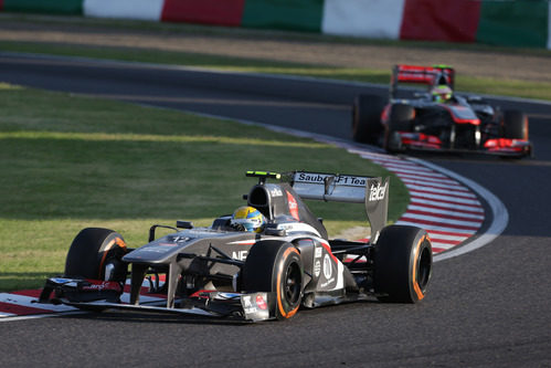 Esteban Gutiérrez logra los primeros puntos de su carrera