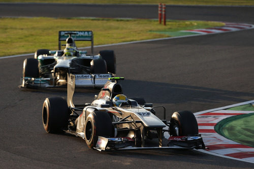 Esteban Gutiérrez puntuó en Japón