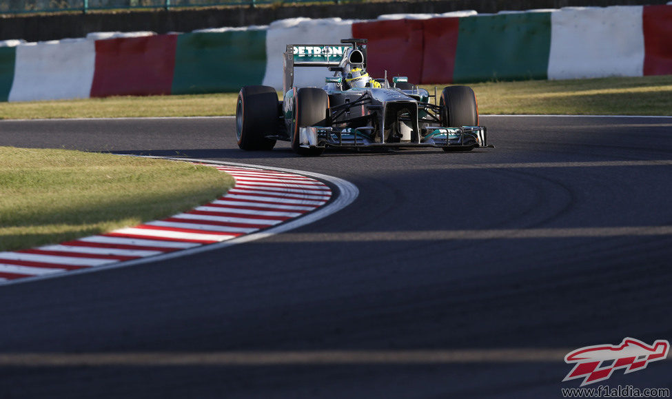 Nico Rosberg luchó pero al final sólo pudo salvar dos puntos