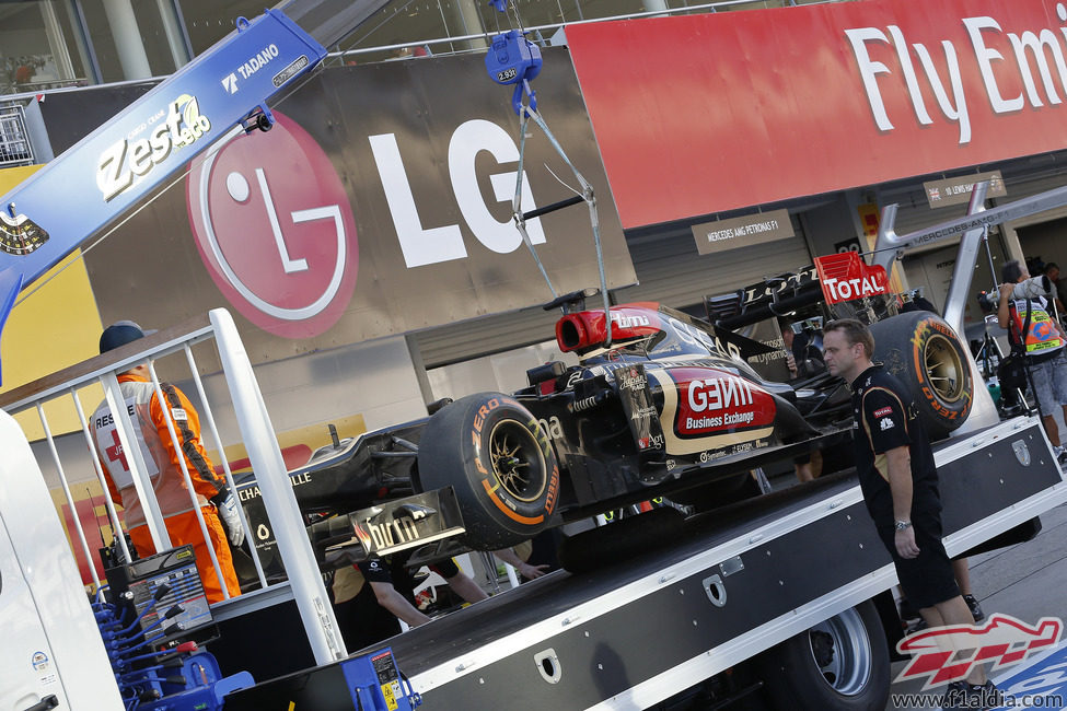 Kimi Räikkönen se quedó sin gasolina tras el GP de Japón