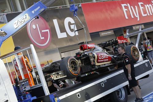 Kimi Räikkönen se quedó sin gasolina tras el GP de Japón