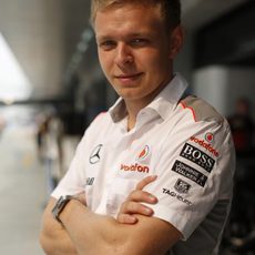 Kevin Magnussen, presente en la India