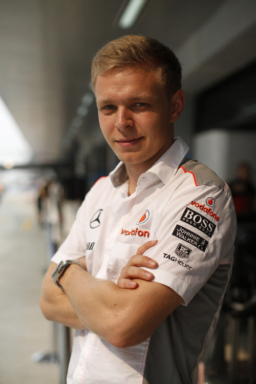 Kevin Magnussen, presente en la India