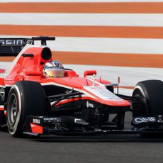 Jules Bianchi terminó contento la primera jornada