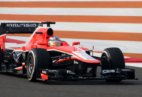 Jules Bianchi terminó contento la primera jornada