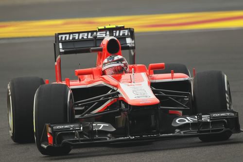 Nuevas piezas en el coche de Max Chilton