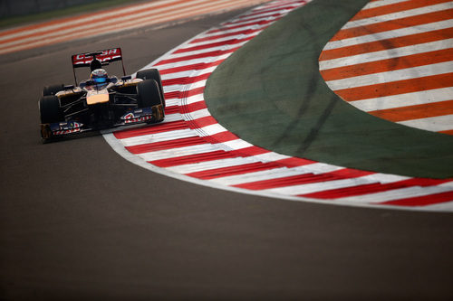 Jean-Eric Vergne encara el último sector del Buddh International Circuit