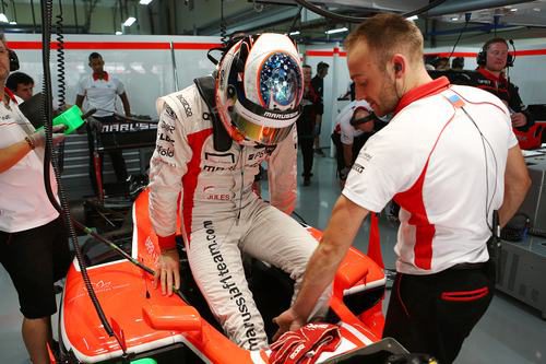 Jules Bianchi se sube al MR02