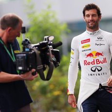 Mark Webber optó por el medio en la clasificación